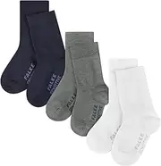 [FALKE] Unisex Baby Sustainable Cotton Soft-Top Socks With Gentle Grip On Leg Multicolour Multipack 3 Pairs Sensitive 3-Pack