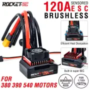 Rocket-RC 120A ESC Brushless Sensored for 1/10 RC Car RC Crawler Truck 540 Motor