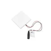 2" Sq. Ornamental Downward Low Voltage LED Lighted Post Cap -White