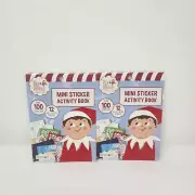 Elf Mini Activity Sticker Book Set of 2