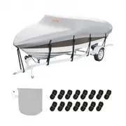 VEVOR Boat Cover 600D Waterproof 20-22 ft Boat Cover V-Hull Tri-Hull Runabout