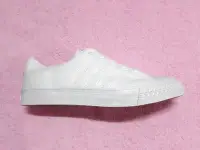在飛比找Yahoo!奇摩拍賣優惠-《小郭網路鞋店》中國強休閒帆布鞋(全白色)  工作帆布鞋