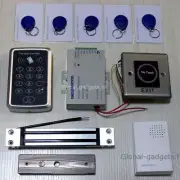 New RFID Card&Password Door Access Control+Magnetic Lock+Doorbell+Touchless Exit