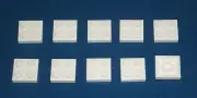 LEGO NEW 2x2 White Plate (10x) 302201 Brick 3022