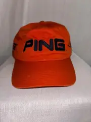 Ping “Play Your Best” i3 Irons Golf Hat Men’s Adjustable Orange NEW