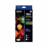 Epson 786XL 3 Col Value Pack Ink Cartridge Compatible With EPSON WORKFORCE PRO WF4630, WORKFORCE PRO WF4640