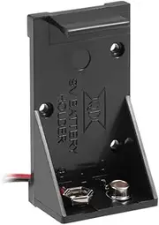 uxcell 9V Battery Holder Case Storage Box 1 x 9V Batteries Wire Leads