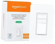 Smart Dimmer Switch, Single Pole, Works with Alexa Only, 2.4 GHz Wi-Fi, No