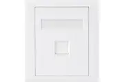 Astrotek CAT6 RJ45 Network Wall Face Plate Outlets 86x86mm 1 Port Socket Kit