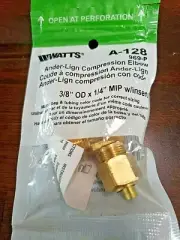 WATTS Ander-Lign Compression Elbow 3/8" OD x 1/4" MIP with Insert A-128 S1