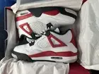Air Jordan 4 Retro Red Cement, Gradeschool Size 7Y