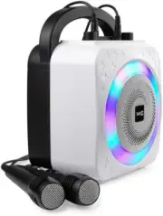 the Party Karaoke Machine with Bluetooth, 10Watt Speaker & Two Microphones