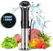 Sous Vide Immersion Circulator Quiet 1100 Watts screen Accurate Temperature and Time Co rol Sous Vide Precision Cooker for Meat/Fish/Eggs and Vegetables