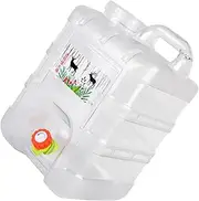Generic 1pc Portable Water Container Durable Outdoor Bucket with Tap for Self Driving Tours Premium Plastic Leak Design for Long Term Use