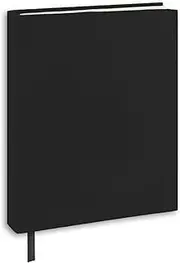 KICNIC Black Book Covers 1 Pack, 6"x9" Stretchable Book Sox Suitable for Most Hardcover Books, Up to 8.5”X9.5” Washable and Reusable Protective Cover for Textbooks