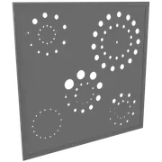 ProtectorAl 300 - 940 x 300 - 940mm Light Charcoal Fireworks Framed Composite Decorative Panel