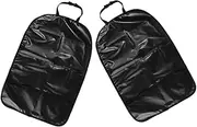 Toyvian 2 Pack Boys and Girls Car Seat Back Protectors Waterproof Rear Seat Covers Oxford Fabric Easy Install