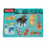 Melissa & Doug Instrumental Sound Puzzle- Educational, 1 Piece