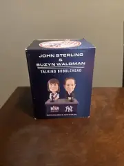 John Sterling & Suzyn Waldman Talking Bobblehead WFAN
