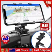 Dashboard 360° Rotation Mount Cradle Clamp Car Phone Holder GPS Stand RO