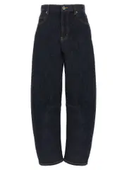 [Self Portrait] Self Portrait-Indigo Barrel Leg Jeans Blu-Donna 26
