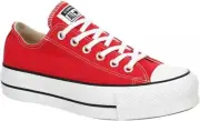 Converse Unisex Chuck Taylor All Star Lift Platform Sneakers 5M/7W - Red