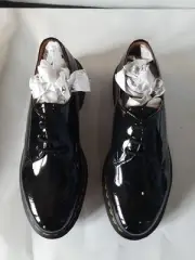 Dr. Martens 1461 Oxford Shoes Men’s Size 11 Black Yellow Marble Sole Rare NEW