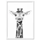 Giraffe Print. Safari Jungle Animal. Nursery / Baby Kids. Peek a Boo | ANA-44