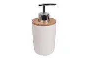 Eco Basics Soap Pump Bathroom Sink Shampoo Lotion Liquid Bottle Dispenser White