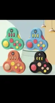 Rotating Magic Bean Fidget Spinner Cube autism￼ Antistress