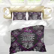 [Maylian] to My only Love I Love You 3D Printed 3pcs Bedding Set Duvet Cover Bed Cover Set Bedspreads Home Textiles (USA King,2)