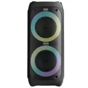 Majority PS200 Party Speaker 80W Bluetooth Karaoke And PA System Black