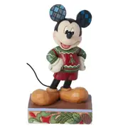 Disney Traditions Mickey Mouse in Christmas Sweater Figurine
