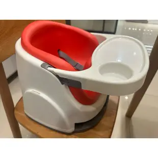 ［二手/狀況佳］Kids II 2合1寶寶椅 Ingenuity 成長椅  幫寶椅 攜帶式用餐椅 可拆式餐盤兒童餐椅 紅