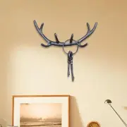 Deer Wall Coat Hooks Ornament Wall Mounted Hooks Decor for Hanging Bag Entry