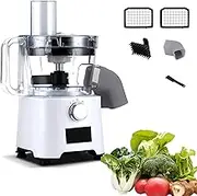 Multi-Functional 800W Electric Vegetable Dicer & Food Chopper Processor, 2L Bowl with Dual 6/8mm Mesh Blades – Fast Potato, Onion & Meat Cutter for Kitchen