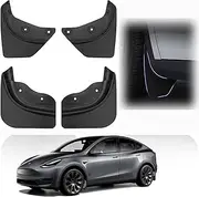 Tesla Model Y Mud Flaps,4Pcs for Mud Flaps Car Splash Guards Tire Protector,Mudguard No Drilling Required Mudflaps Accessories 2020 2021 2022 2023