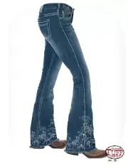 Cowgirl Tuff Unbelievable 20 Trouser Womens Jeans 26 X 37 Brand New