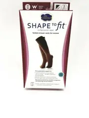 Dr Comfort Shape to Fit Compression Trouser Socks SMALL Womens Black 20-30 mmHg