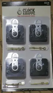 4 PACK Clock Mechanism Replacement Clock Hands Motor Kit Clock Movement NEW