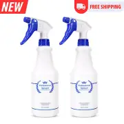 Plastic Spray Bottle, Empty Spray Bottles (2 Pack 24 Oz), Bealee All-Purpose Sp