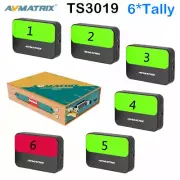 AVMATRIX TS3019 Wireless Multi-Camera Tally System 6 Tally PTZ Camera Control