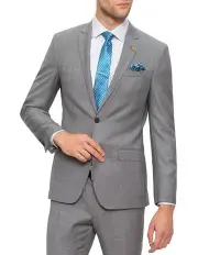 [Gibson] Slim Fit Grey Lithium Jacket FGE645