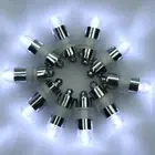 10Pcs Non-blinking Mini LED Lights With Batteries For Balloons Paper Lanterns