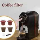 4pcs Refillable Reusable Coffee Filter Capsules Pods For Nespresso Best 9CF0