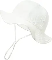 [Nishine] Baby Sun Hat Beach Sun Protection Girls Fisherman Hat Toddler Bucket Hat