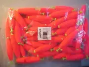 50 NEW 3" ORANGE FOAM Snap-On Fishing BOBBERS FLOATS