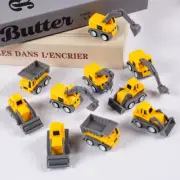 10Pcs Mini Construction Engineering Vehicle Excavator Pull Back Car Toys for Kid