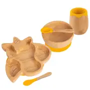 Tiny Dining 5pc Bamboo Unicorn Baby Weaning Set