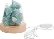 GOOHOCHY Himalayan Crystal Stone Aroma Diffuser Night Light Oil Fragrance Lamp for Home